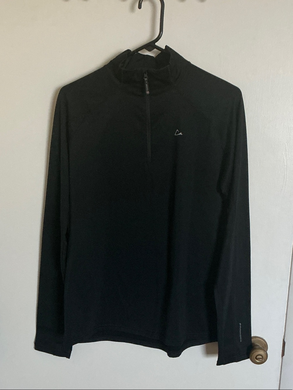 Paradox Women's Black Quarter Zip-Up Performance Top